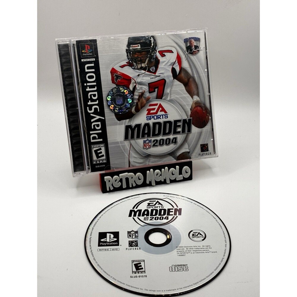 Madden NFL 2004 PS1 NTSC-U/C Tested Manual CIB Complete